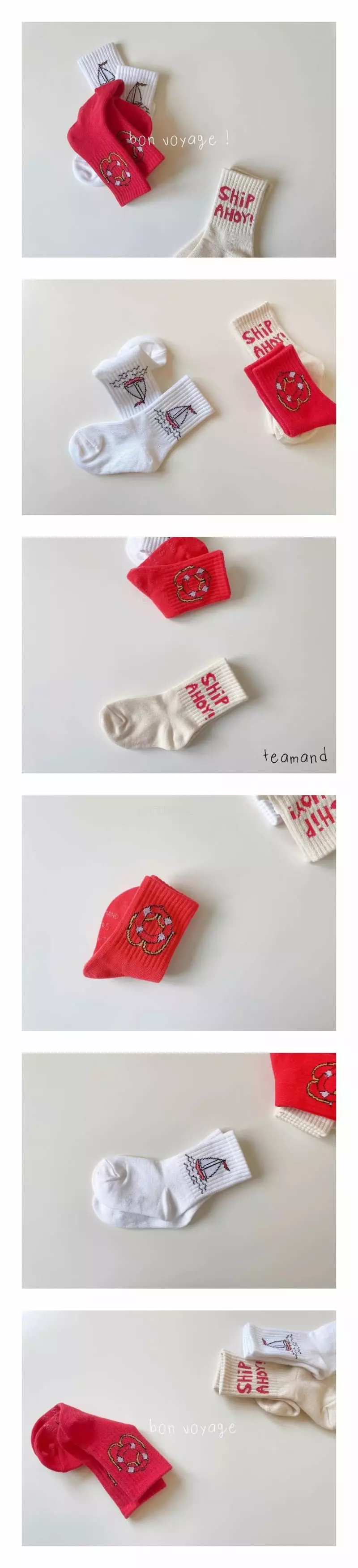 Teamand - Korean Children Fashion - #designkidswear - Trip Socks Set