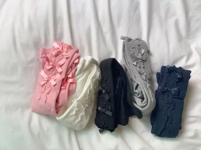 Teamand - Korean Children Fashion - #designkidswear - Ribbon Tights
