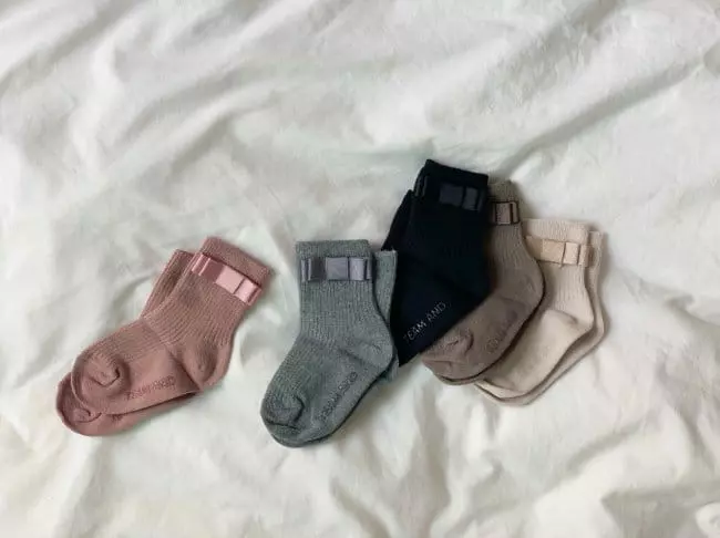 Teamand - Korean Children Fashion - #kidsstore - Ribbon Rib Socks - 8