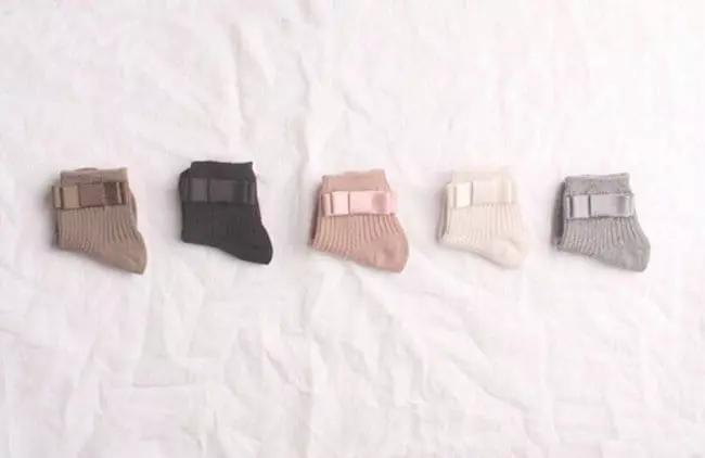 Teamand - Korean Children Fashion - #kidzfashiontrend - Ribbon Rib Socks - 9