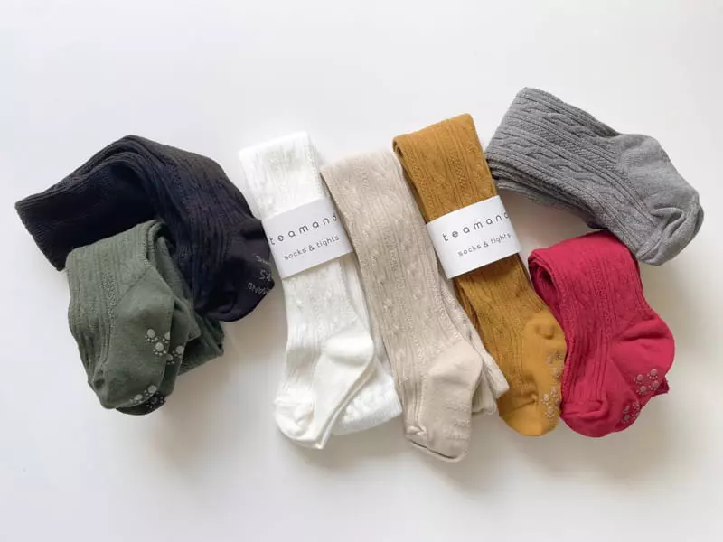 Teamand - Korean Children Fashion - #toddlerclothing - Twist Tights