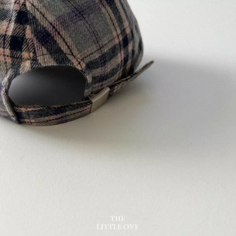 The Little Ove - Korean Children Fashion - #fashionkids - Heart Check Ball Cap - 5