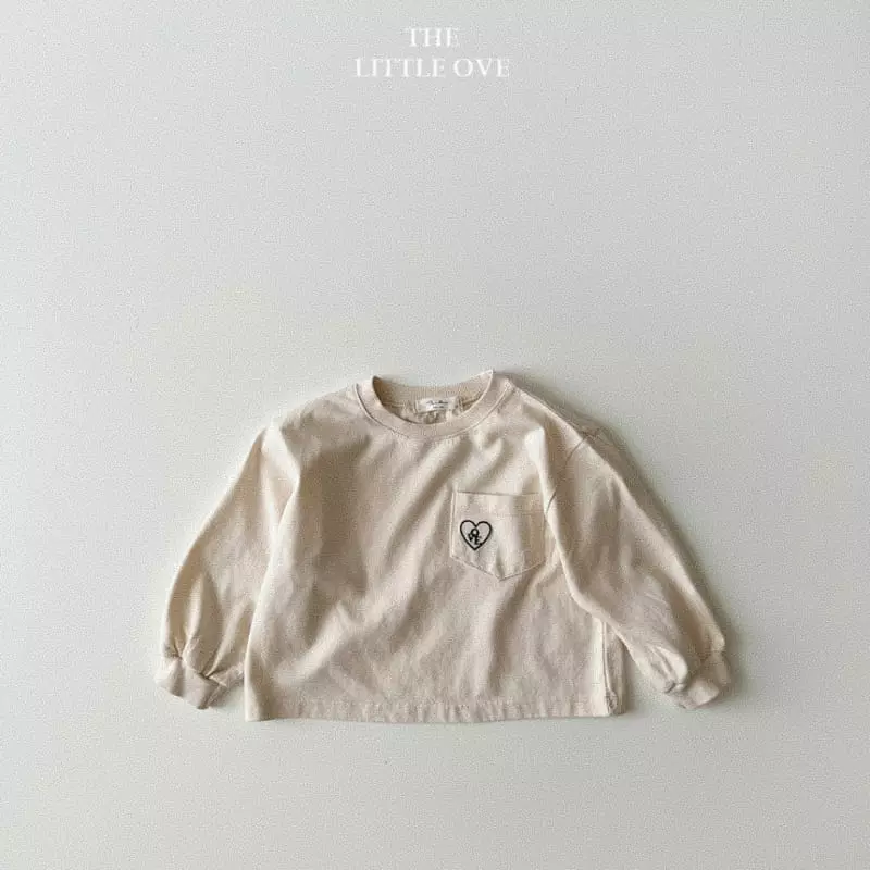 The Little Ove - Korean Children Fashion - #fashionkids - Pocket Heart Tee - 4