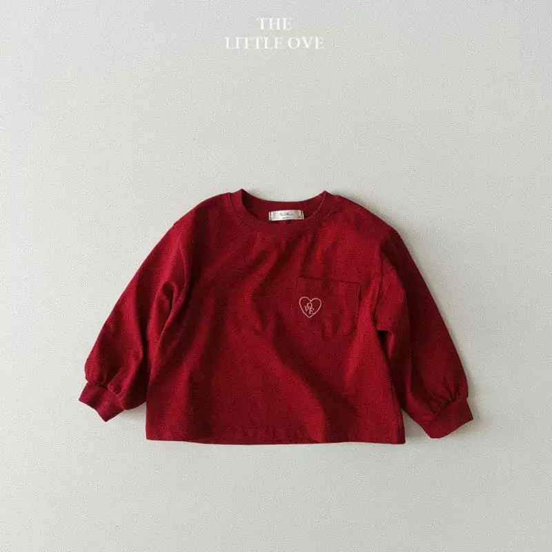 The Little Ove - Korean Children Fashion - #kidsstore - Pocket Heart Tee - 5
