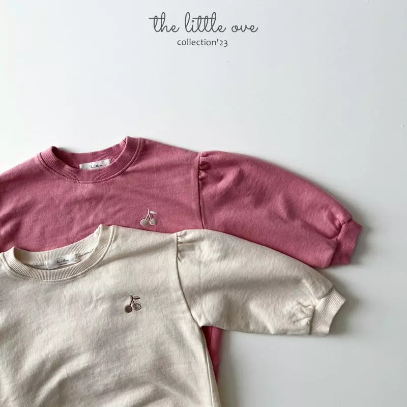 The Little Ove - Korean Children Fashion - #kidzfashiontrend - Cherry Sweatshirt - 8
