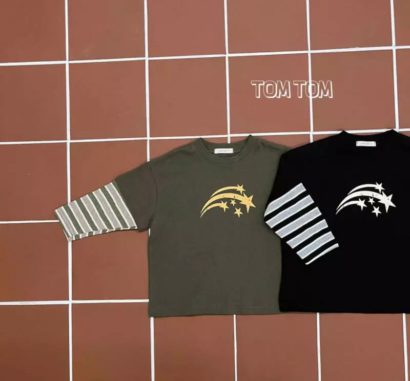Tom Tom - Korean Children Fashion - #Kfashion4kids - Shooting Star Tee - 12