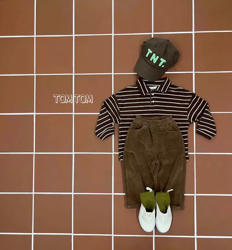 Tom Tom - Korean Children Fashion - #littlefashionista - Tom Terry Stripes Tee - 7