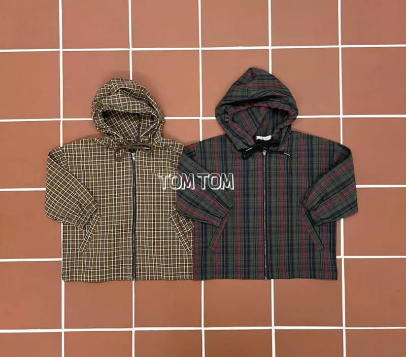 Tom Tom - Korean Children Fashion - #littlefashionista - Vintage Hoody Windbreaker