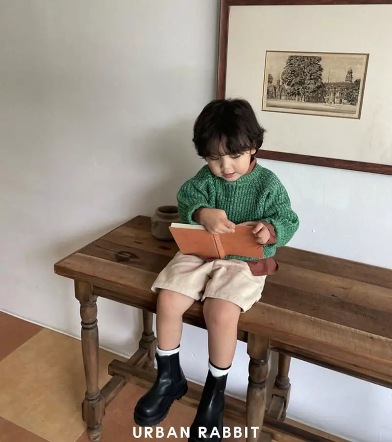 Urban Rabbit - Korean Children Fashion - #childrensboutique - Color Mix Knit Tee - 10