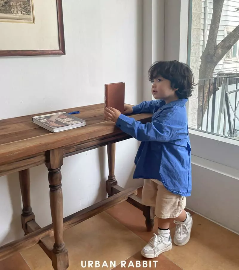 Urban Rabbit - Korean Children Fashion - #designkidswear - Back Open Button Shirt - 8