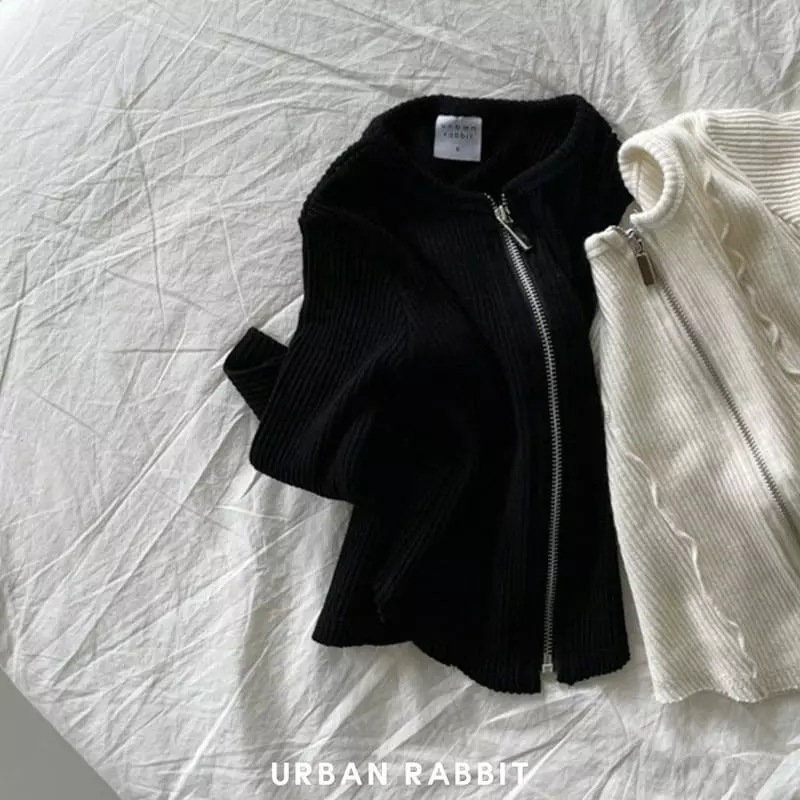 Urban Rabbit - Korean Children Fashion - #discoveringself - Rib Zip-up Tee - 10