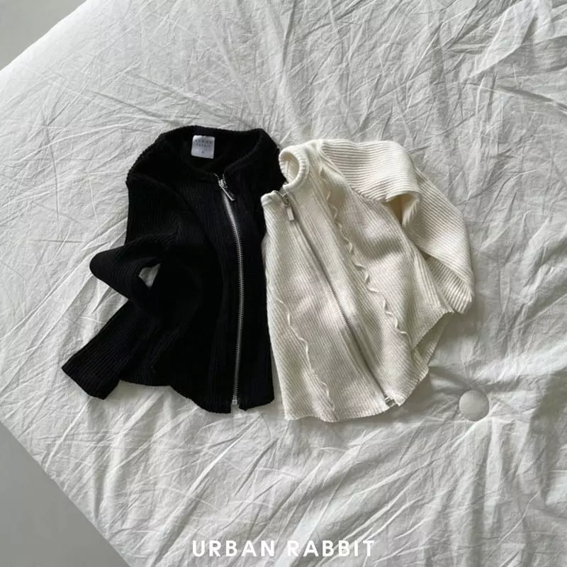 Urban Rabbit - Korean Children Fashion - #fashionkids - Rib Zip-up Tee - 11