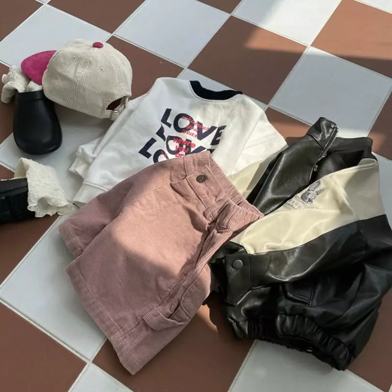 Urban Rabbit - Korean Children Fashion - #kidsshorts - Love Sweatshirt - 5