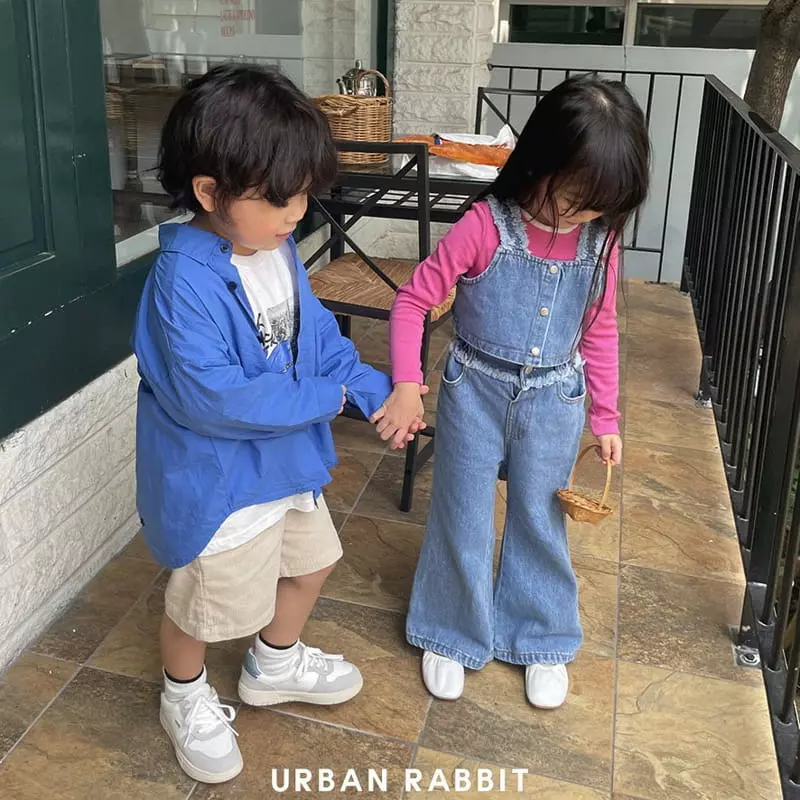 Urban Rabbit - Korean Children Fashion - #kidsshorts - Denim Vest - 8