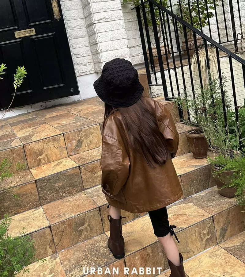 Urban Rabbit - Korean Children Fashion - #kidsstore - Vigan Leather Jacket - 2