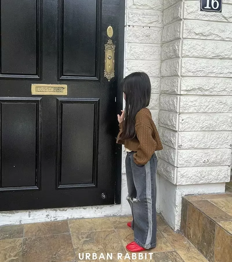 Urban Rabbit - Korean Children Fashion - #kidzfashiontrend - Slit Crop Knit Tee