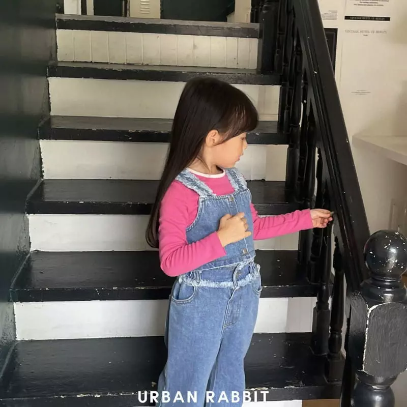 Urban Rabbit - Korean Children Fashion - #kidzfashiontrend - Denim Vest - 10