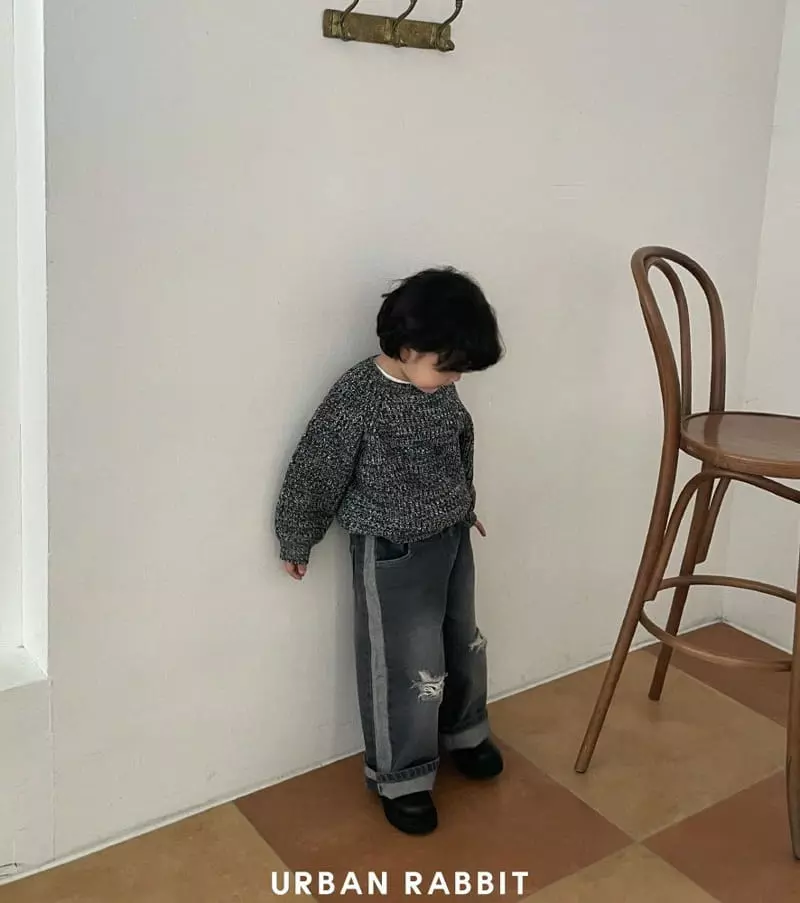 Urban Rabbit - Korean Children Fashion - #littlefashionista - Demage Jeans - 10