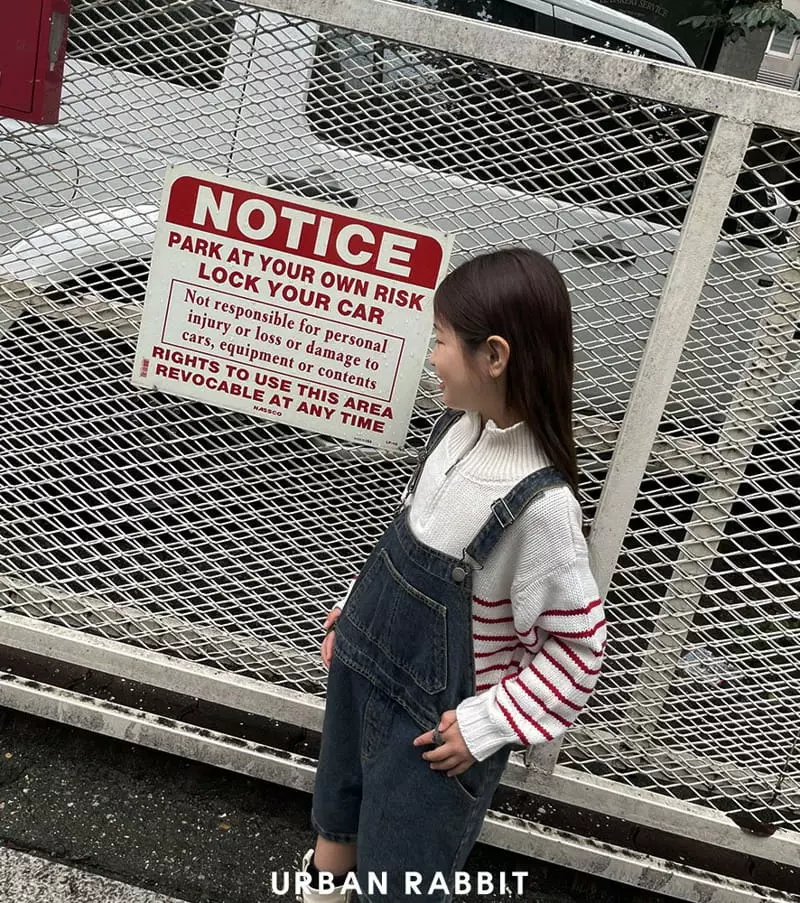 Urban Rabbit - Korean Children Fashion - #minifashionista - Half Zip-up Knit - 4