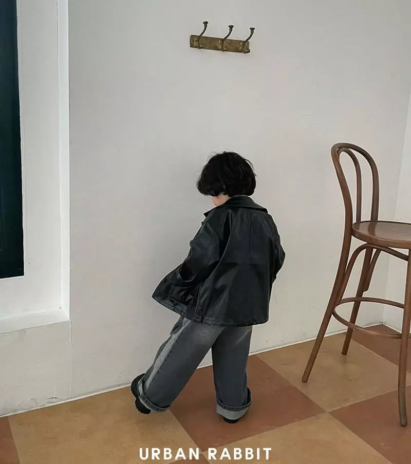 Urban Rabbit - Korean Children Fashion - #todddlerfashion - Vigan Leather Jacket - 9