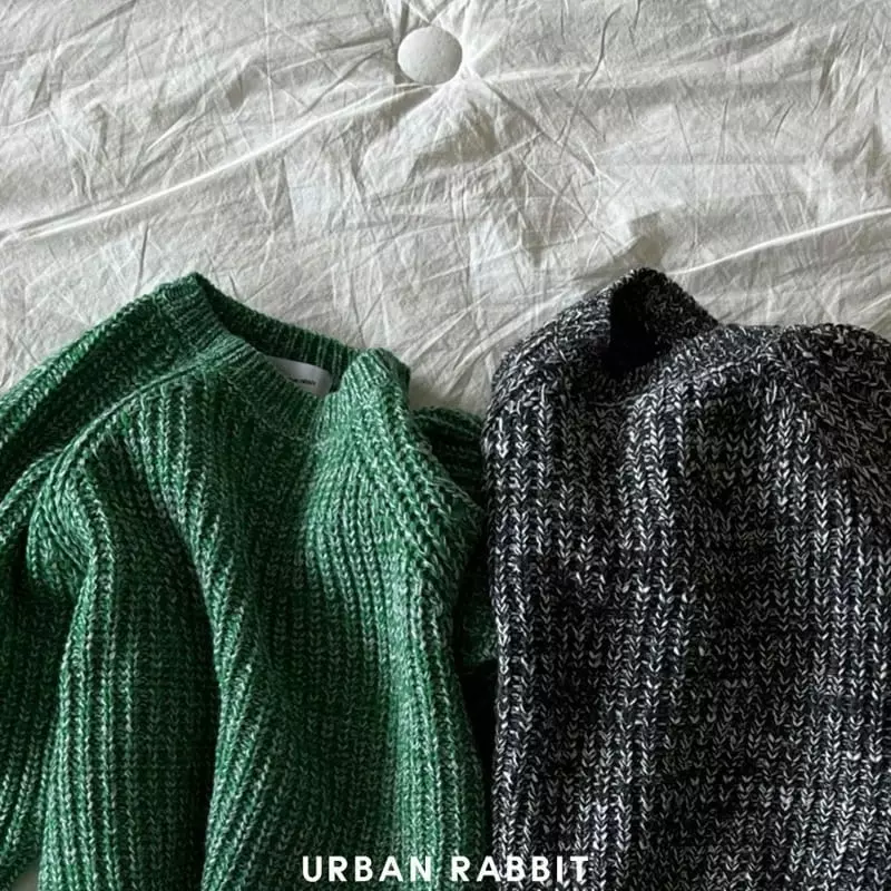 Urban Rabbit - Korean Children Fashion - #todddlerfashion - Color Mix Knit Tee - 6