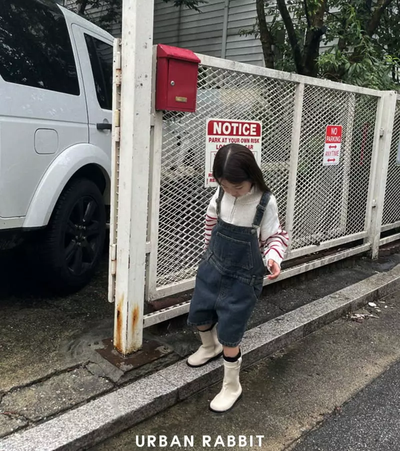 Urban Rabbit - Korean Children Fashion - #todddlerfashion - Half Zip-up Knit - 5
