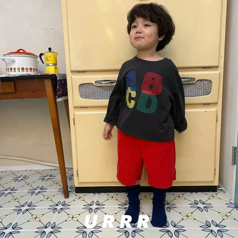 Urrr - Korean Children Fashion - #kidsstore - Alpabet Tee - 2