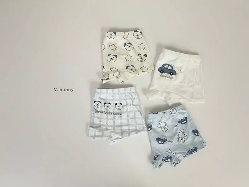 V Bunny - Korean Children Fashion - #Kfashion4kids - Star Bear Underwear Set