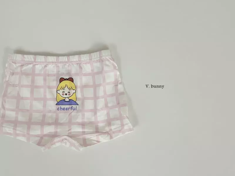 V Bunny - Korean Children Fashion - #childofig - Girl Underwear Set - 4