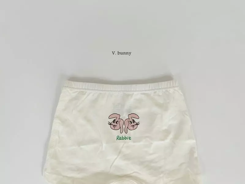 V Bunny - Korean Children Fashion - #childofig - Nice Rabbit Underwear Set - 3