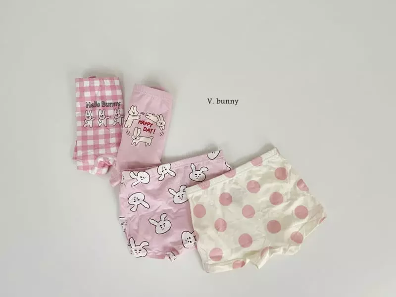 V Bunny - Korean Children Fashion - #designkidswear - Hello Bunny Underwear Set - 7