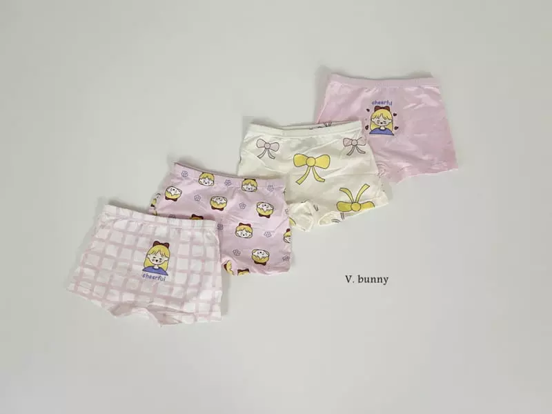 V Bunny - Korean Children Fashion - #designkidswear - Girl Underwear Set - 6