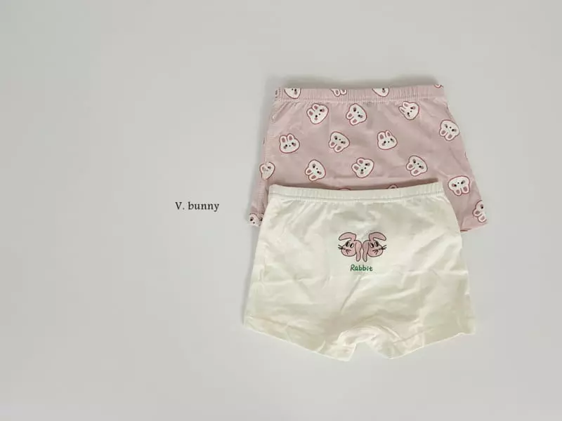 V Bunny - Korean Children Fashion - #fashionkids - Nice Rabbit Underwear Set - 7