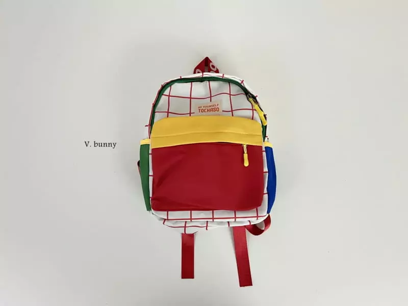 V Bunny - Korean Children Fashion - #kidsshorts - Check Bag - 2