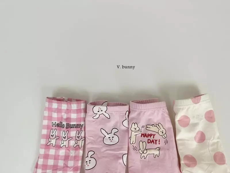 V Bunny - Korean Children Fashion - #kidsshorts - Hello Bunny Underwear Set - 10
