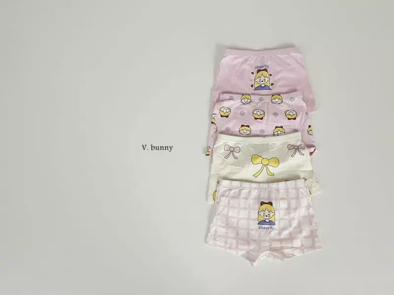 V Bunny - Korean Children Fashion - #kidsshorts - Girl Underwear Set - 9