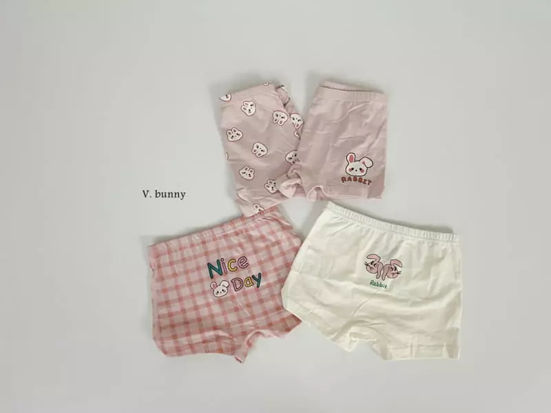 V Bunny - Korean Children Fashion - #kidsshorts - Nice Rabbit Underwear Set - 8
