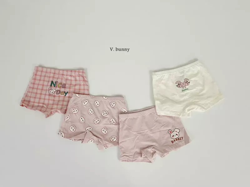 V Bunny - Korean Children Fashion - #kidsstore - Nice Rabbit Underwear Set - 9