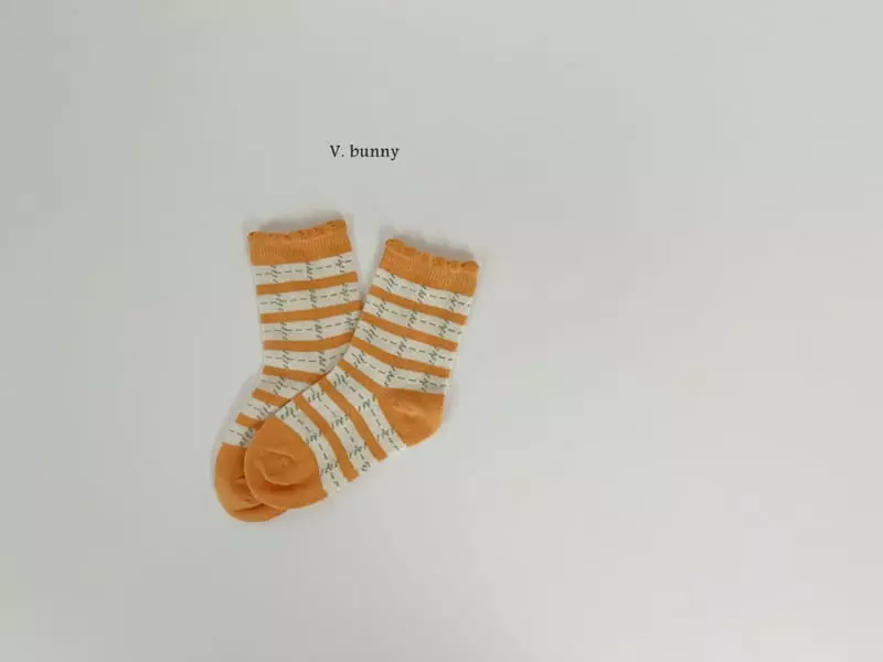 V Bunny - Korean Children Fashion - #kidzfashiontrend - Tulip Socks Set - 5