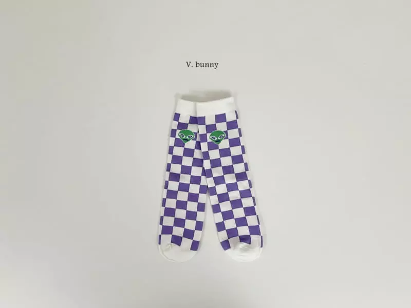 V Bunny - Korean Children Fashion - #littlefashionista - Alien Socks Set - 6