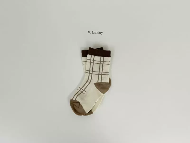 V Bunny - Korean Children Fashion - #Kfashion4kids - S Teddy Socks Set - 4