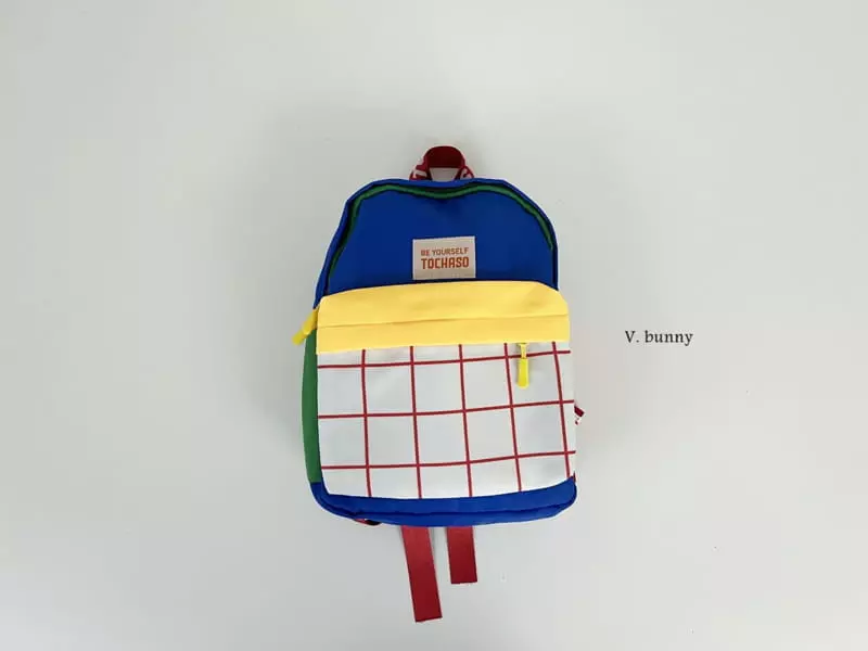 V Bunny - Korean Children Fashion - #littlefashionista - Check Bag - 6