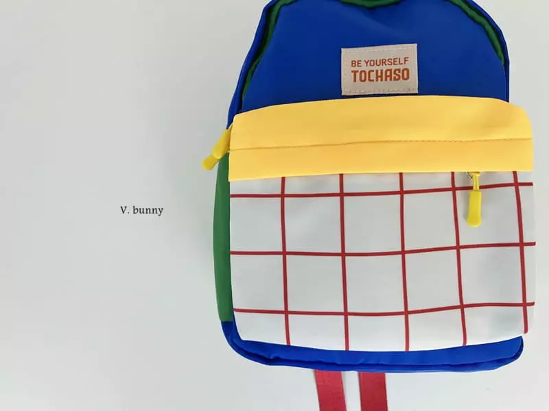V Bunny - Korean Children Fashion - #magicofchildhood - Check Bag - 7