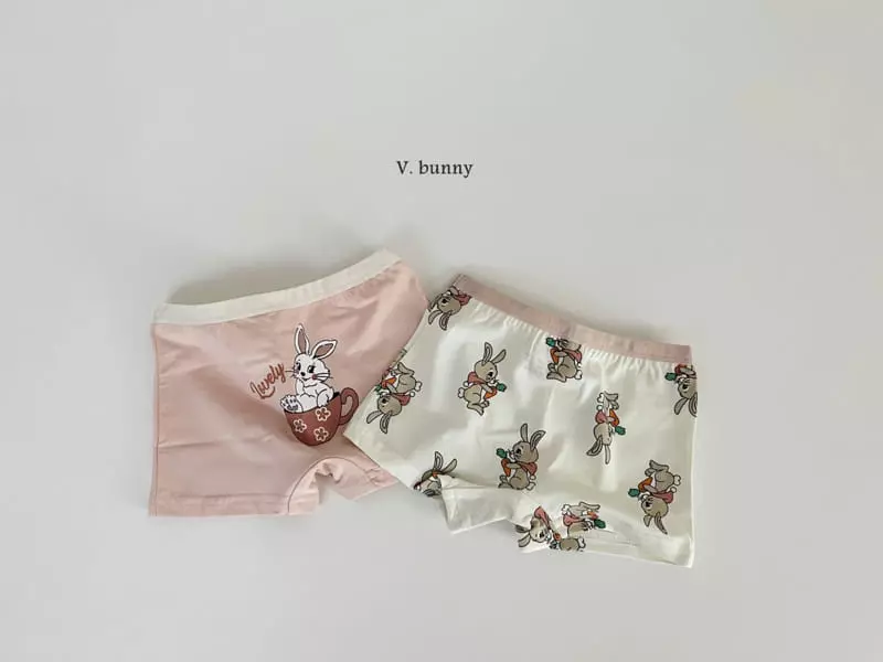 V Bunny - Korean Children Fashion - #magicofchildhood - N110 Lovely Underwear Set - 7
