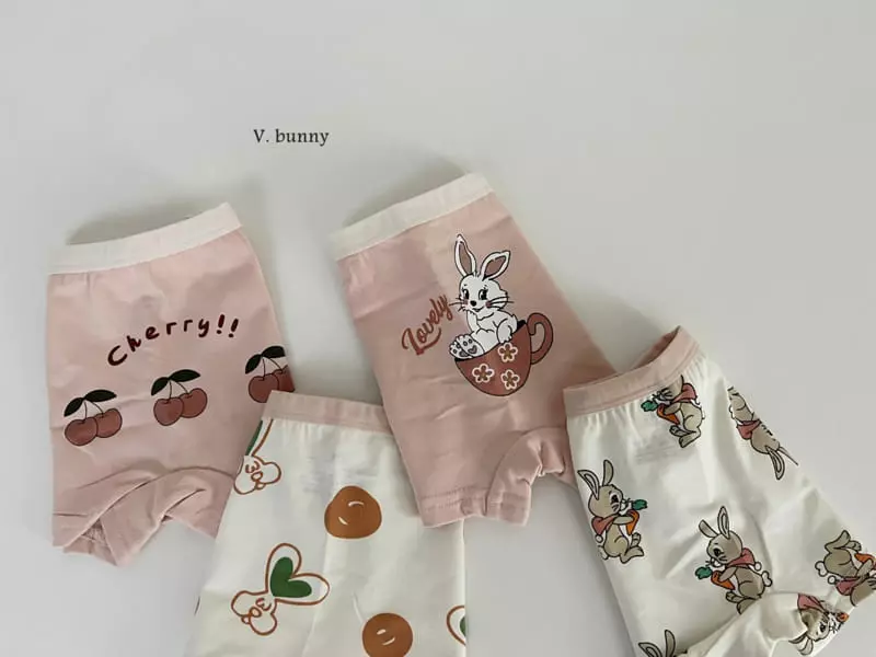 V Bunny - Korean Children Fashion - #minifashionista - N110 Lovely Underwear Set - 8