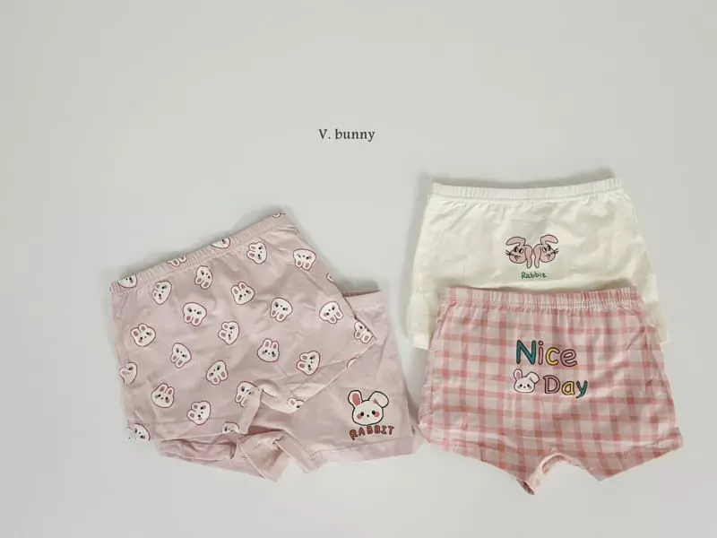 V Bunny - Korean Children Fashion - #prettylittlegirls - Nice Rabbit Underwear Set