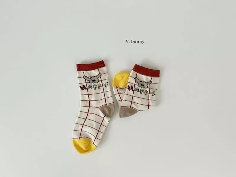 V Bunny - Korean Children Fashion - #todddlerfashion - Little Dog Socks Set - 2