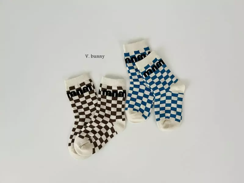 V Bunny - Korean Children Fashion - #toddlerclothing - M And M Socks Set - 7