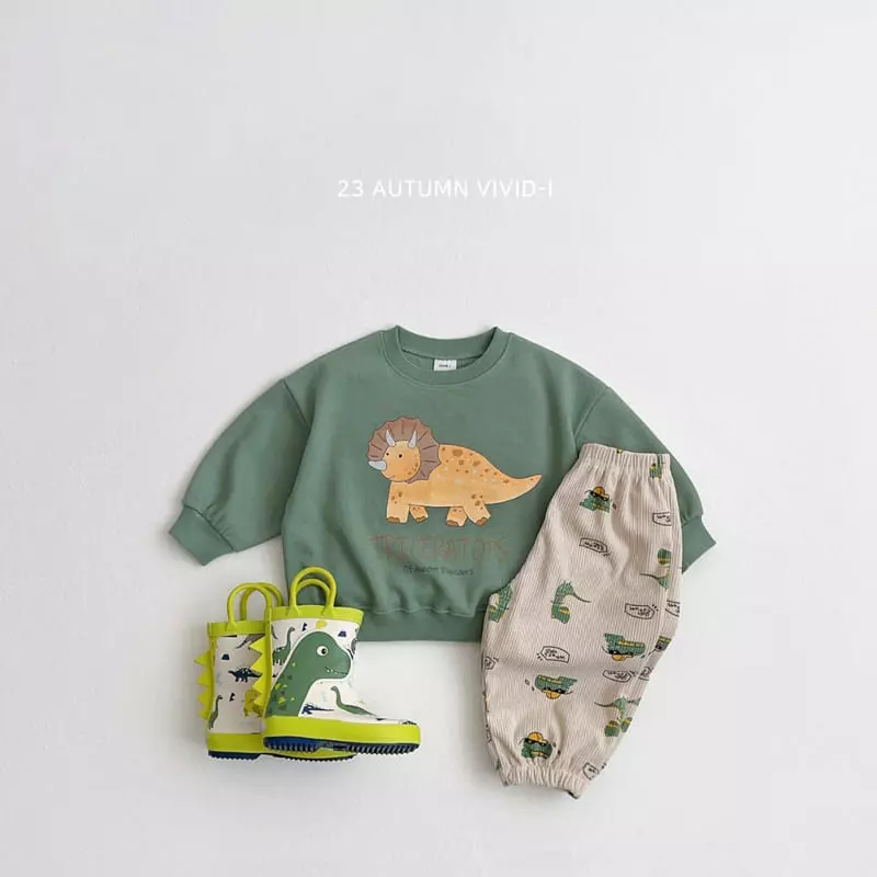 Vivid I - Korean Children Fashion - #Kfashion4kids - Character Pants - 8