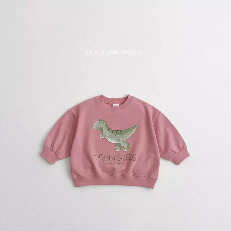 Vivid I - Korean Children Fashion - #prettylittlegirls - Jurrasic Sweatshirt - 4